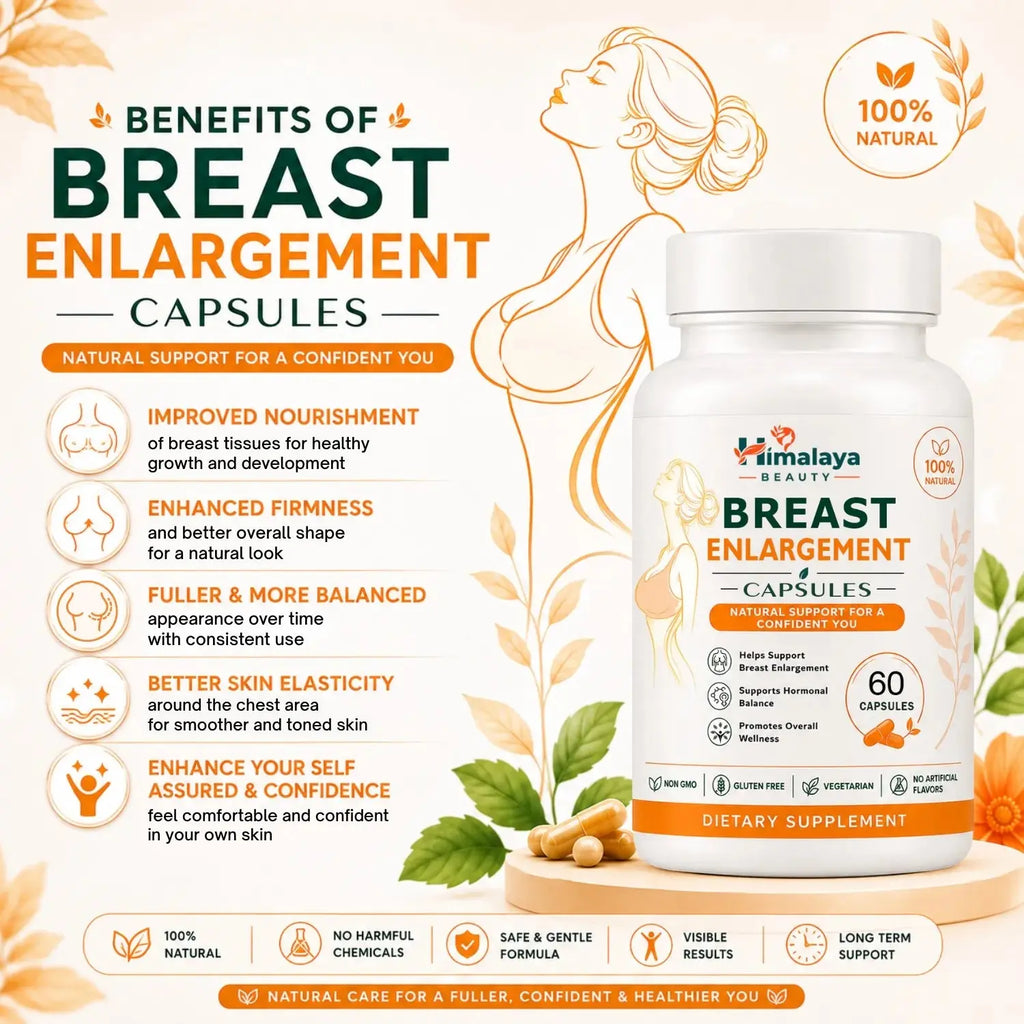 Himalaya Beauty Breast Enlargement Capsules - 60 Caps Himalaya Beauty