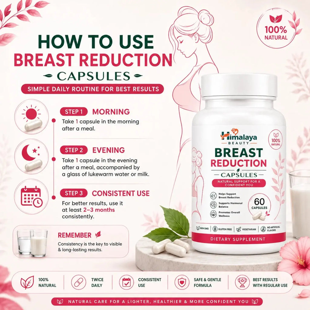 Himalaya Beauty Breast Reduction Capsules - 60 Caps Himalaya Beauty