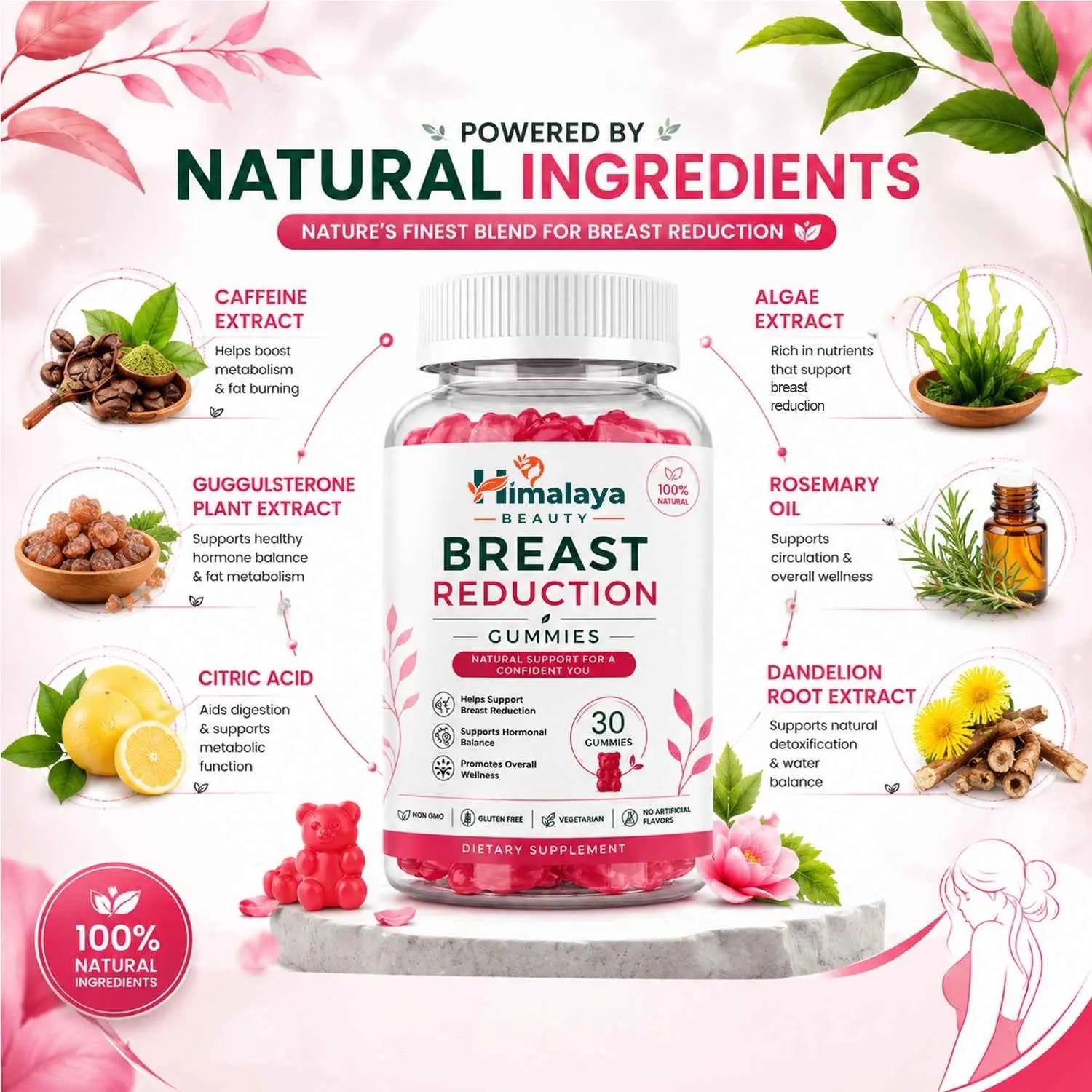 Himalaya Beauty Breast Reduction Gummies - 30
