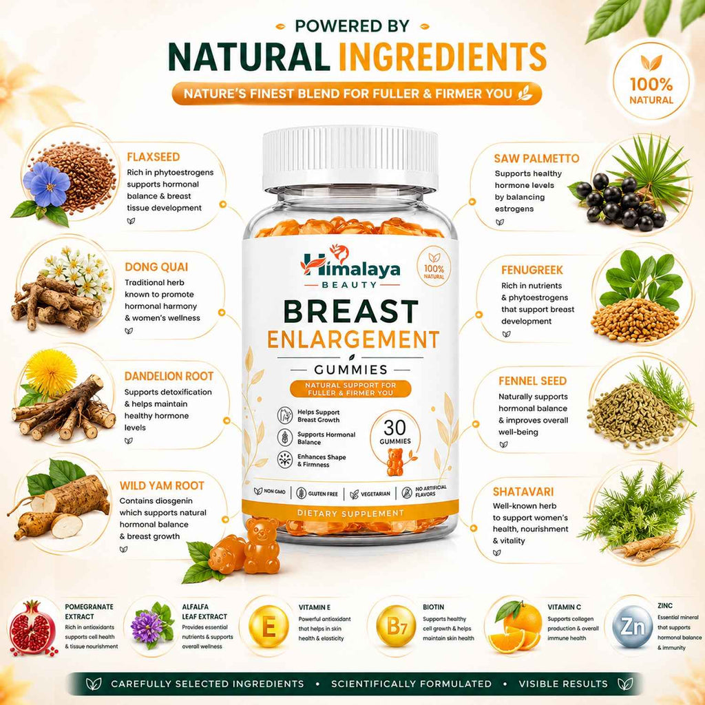 Himalaya Beauty Breast Enlargement Gummies – 30