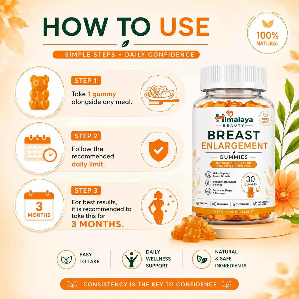 Himalaya Beauty Breast Enlargement Gummies – 30